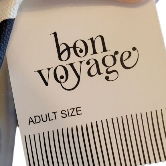 Bon Voyage Women's Cream 100% Cotton Polka Dot Bucket Hat NWT - Picture 5 of 5